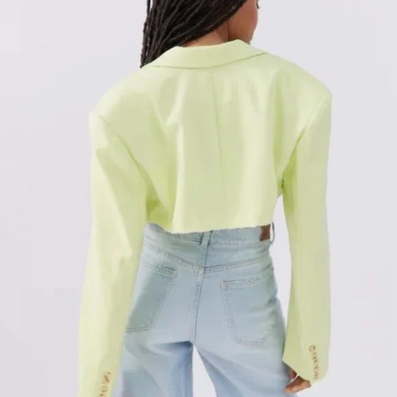 Urban Outfitters Cropped Blazer Size M - Picture 3 of 10